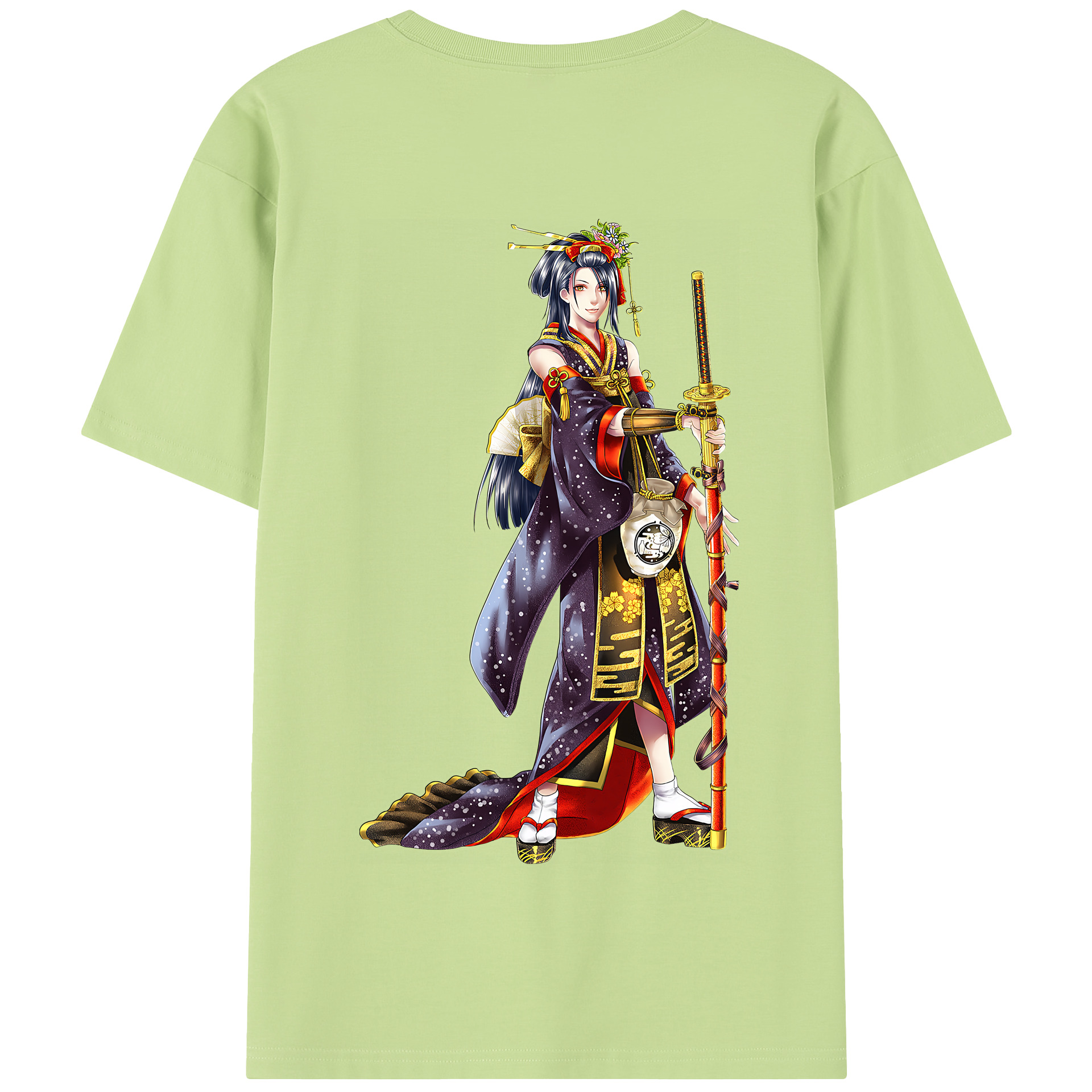 （画像用） 刀剣乱舞 Touken Ranbu 綿100％半袖Tシャツ（背面プリント）